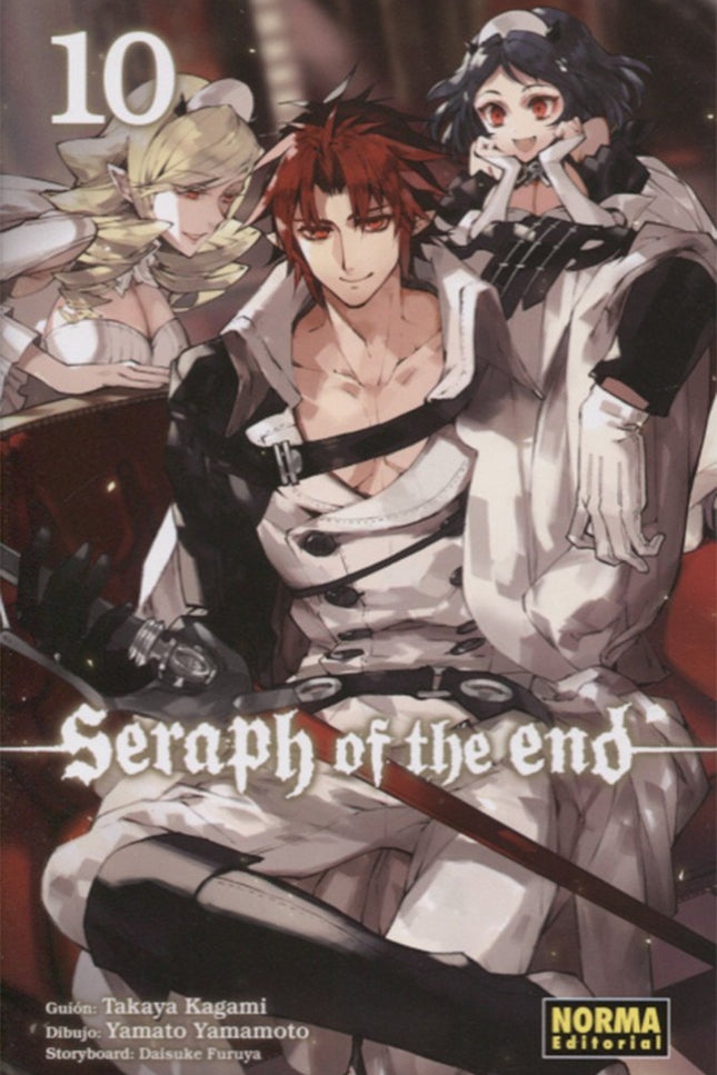 Libro Seraph Of The End 10: 'BENIO SUFRIRÁ UN DURO GOLPE DEL QUE QUIZÁS NO PUEDA RECUPERARSE. . . Hijirimaru ha atravesa