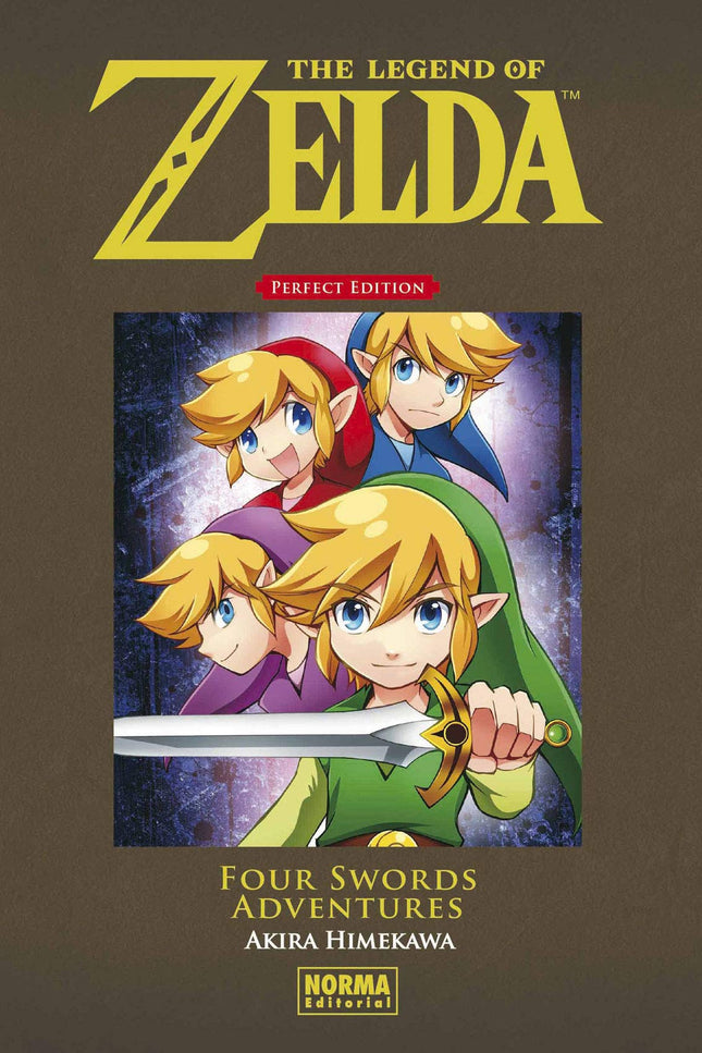 Libro Legand Of Zelda Perfect Edition: íVIVE LAS AVENTURAS DE LOS CUATRO LINKS EN VERSIÓN KANZENBAN! Este volumen recopila la historia completa de Four Sword Adventures, una trepidante aventura donde la personalidad de Link se divide en cuatro para poder enfrentarse mejor al enemigo.