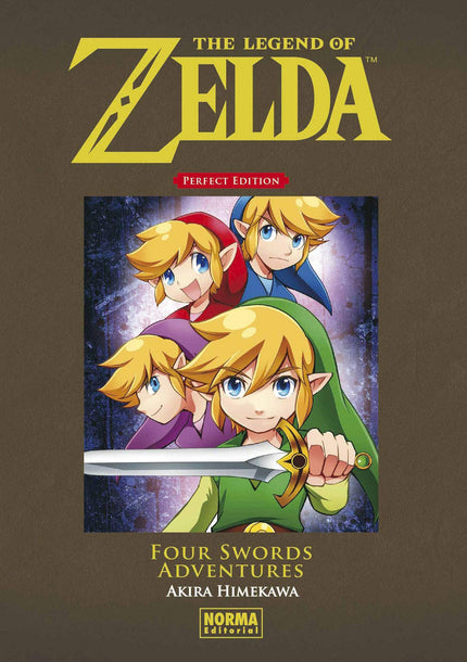 Libro Legand Of Zelda Perfect Edition: íVIVE LAS AVENTURAS DE LOS CUATRO LINKS EN VERSIÓN KANZENBAN! Este volumen recopila la historia completa de Four Sword Adventures, una trepidante aventura donde la personalidad de Link se divide en cuatro para poder enfrentarse mejor al enemigo.