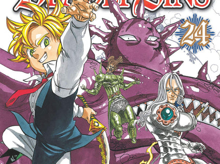 Libro The Seven Deadly Sins 24: íHOMBRES VALEROSOS, ENSALZADOS COMO LOS MÁS FUERTES, SE ENFRENTARÁN A LOS DIEZ MANDAMIENTOS EN LA PRIMERA LÍNEA DE BATALLA! Tras impedir que Elizabeth caiga en manos de los Diez Mandamientos, provoca el cañonazo que señalará el comienzo del contraata