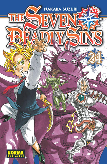 Libro The Seven Deadly Sins 24: íHOMBRES VALEROSOS, ENSALZADOS COMO LOS MÁS FUERTES, SE ENFRENTARÁN A LOS DIEZ MANDAMIENTOS EN LA PRIMERA LÍNEA DE BATALLA! Tras impedir que Elizabeth caiga en manos de los Diez Mandamientos, provoca el cañonazo que señalará el comienzo del contraata