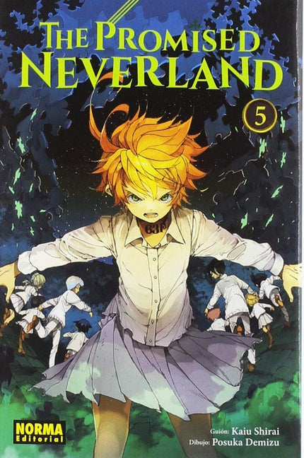 Libro The Promised Neverland 5: íCOMIENZA LA HUIDA! Emma, Ray y los demás ponen en marcha su plan de fuga.