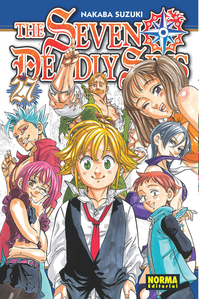 Libro The Seven Deadly Sins 27: íLOS DEADLY SINS REUNIDOS DE NUEVO! Diane y King superan las pruebas impuestas por sus respectivos antepasados, Drole y Gloxinia, y logran volver al presente.
