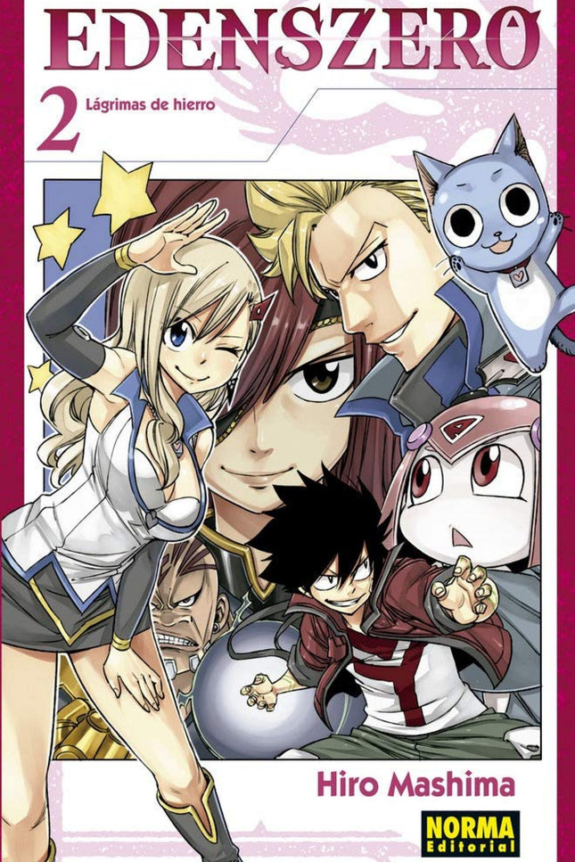 Libro Edens Zero 2: íCONTINÚA LA AVENTURA ESPACIAL CREADA POR HIRO MASHIMA! Shiki, Rebecca y Happy han viajado al planeta Norma con el propósito de pedirle una nave espacial al profesor Weisz y partir en busca de Mother, la diosa del universo.