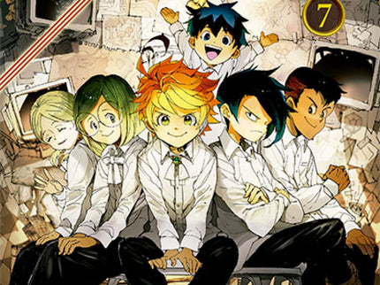 Libro The Promised Neverland 7: íLO HEMOS LOGRADO, HEMOS LLEGADO AL PUNTO B06-32! Los 15 niños fugados de la granja Grace Field finalmente consiguen llegar, siguiendo las pistas dejadas por William Minerva, a las coordenadas B06-32.