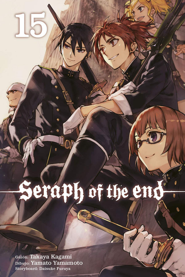 Libro Seraph Of The End 15: MIKA NO SE FÍA DE GUREN PERO YÛ CONFÍA CIEGAMENTE EN ÉL... Tras su terrible traición, Guren Ichinose se reúne con el grupo de Yûichirô en Osaka y les revela que una eminencia gris mueve los hilos y controla incluso a la familia Hiiragi.
