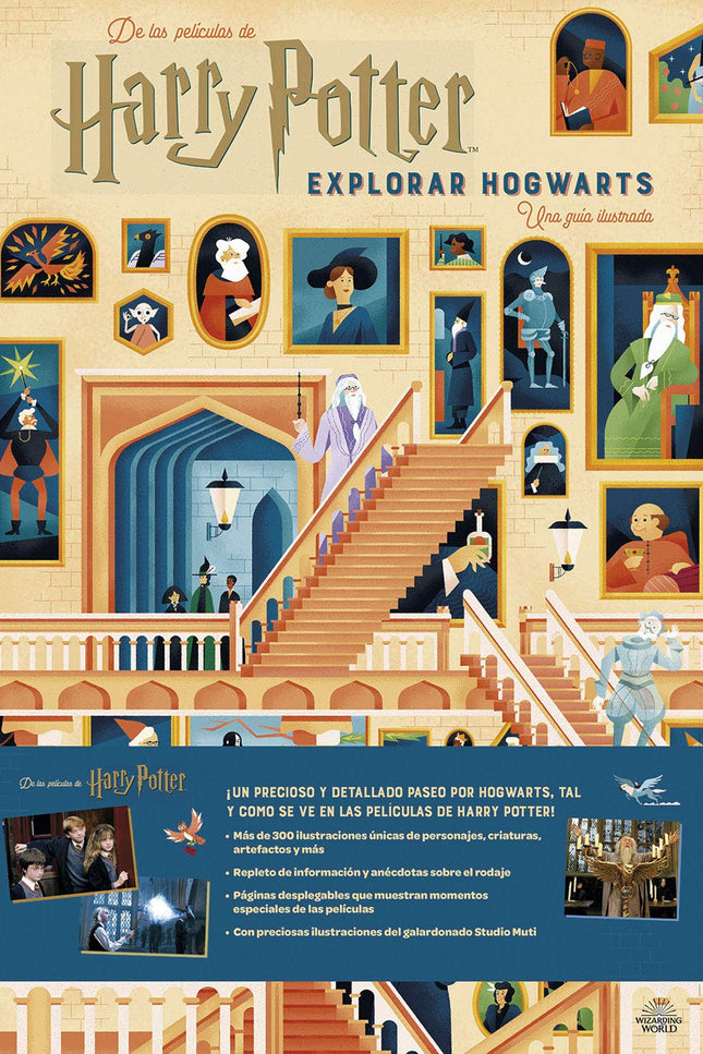 Libro Explorar Hogwarts: íUN PRECIOSO Y DETALLADO PASEO POR HOGWARTS, TAL Y COMO SE VE EN LAS PELÍCULAS DE HARRY POTTER! Explora las distintas salas del Colegio Hogwarts de Magia y Hechicería en este precioso libro con ilustraciones llenas de detalles.
