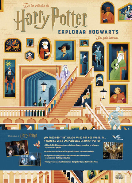 Libro Explorar Hogwarts: íUN PRECIOSO Y DETALLADO PASEO POR HOGWARTS, TAL Y COMO SE VE EN LAS PELÍCULAS DE HARRY POTTER! Explora las distintas salas del Colegio Hogwarts de Magia y Hechicería en este precioso libro con ilustraciones llenas de detalles.
