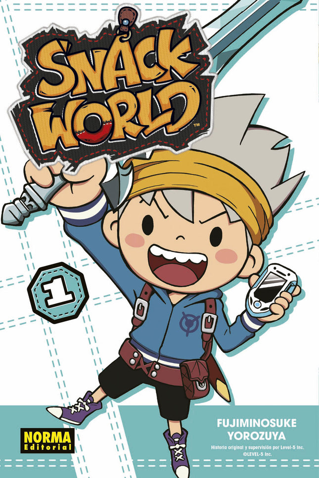 Libro Snack World 01: ¡ADÉNTRATE EN ESTA NUEVA Y TRONCHANTE AVENTURA LLENA DE SNACKS Y MONSTRUOS! Regresa una nueva adaptación del videojuego junto a Kechu, Osobuco, Mayona y Trolson por el mundo de Snack World, donde los snacks y los dragones están a la orden del día.