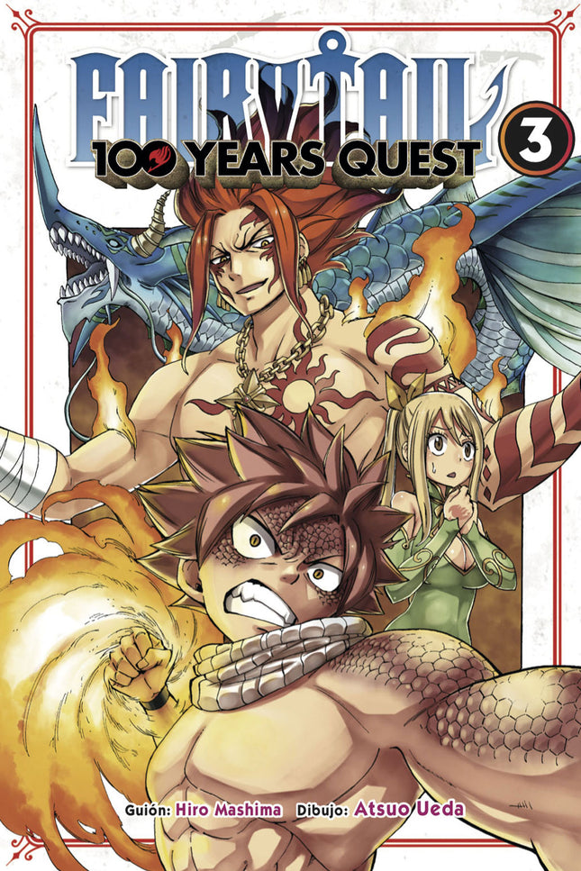 Libro Fairy Tail 100 Years Quest 3: ¡DA INICIO UNA BATALLA ENCARNIZADA CONTRA EL DRAGÓN DIVINO DE AGUA! En la ciudad portuaria de Elmina ha empezado un combate contra el dragón divino de agua, que ha perdido el control.