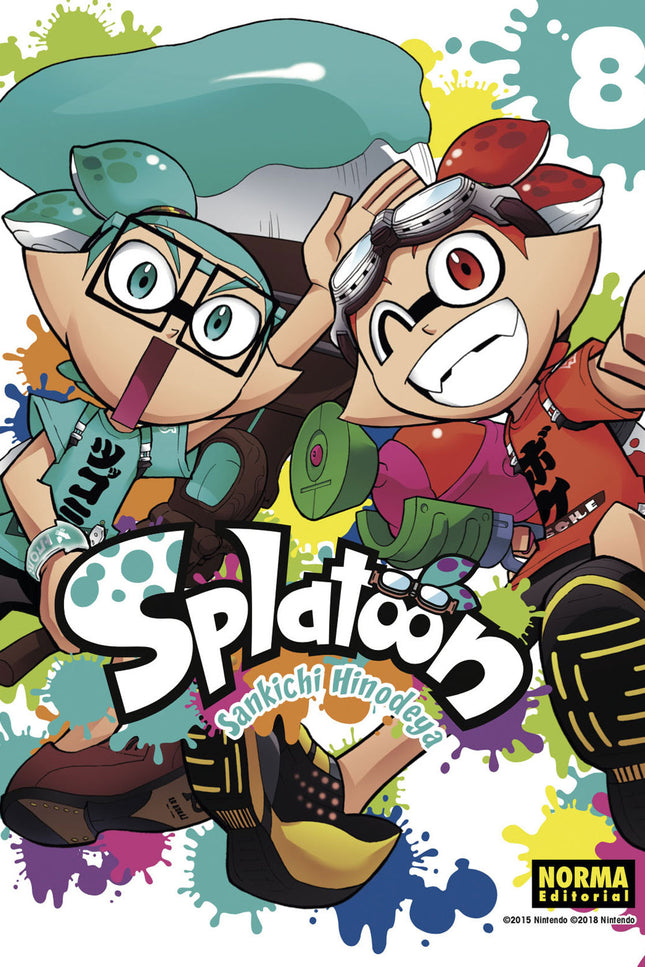 Libro Splatoon 8: ¡SE ACABA LA SAGA DE LOS OCTARIANOS Y LLEGAN NUEVAS AVENTURAS! La lucha con los octarianos llega a su fin con una trepidante batalla de la que depende el futuro del mundo.
