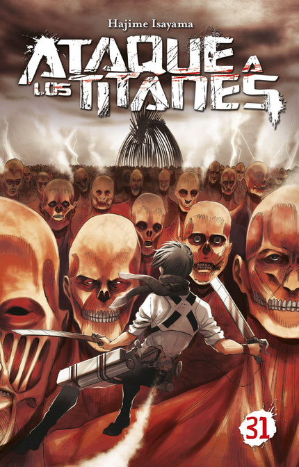 Libro Ataque A Los Titanes 31: EREN CONSIGUE EL PODER DE YMIR Y UNA ARMADA DE TITANES COLOSALES SE PONE EN MARCHA Zeke le encomienda a Eren el plan de la eutanasia. Ambos rompen el cerco y logran entrar en contacto, que es la clave del plan.