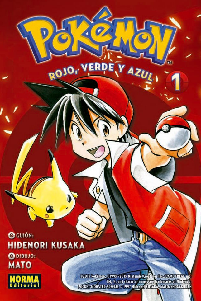 POKEMON 01. ROJO, VERDE Y AZUL 1 (NUEVO PVP) - Hidenori Kusaka - OTRO FORMATO LIBRO