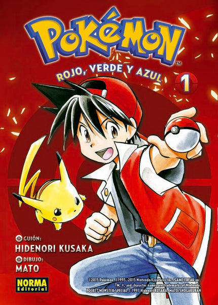 POKEMON 01. ROJO, VERDE Y AZUL 1 (NUEVO PVP) - Hidenori Kusaka - OTRO FORMATO LIBRO
