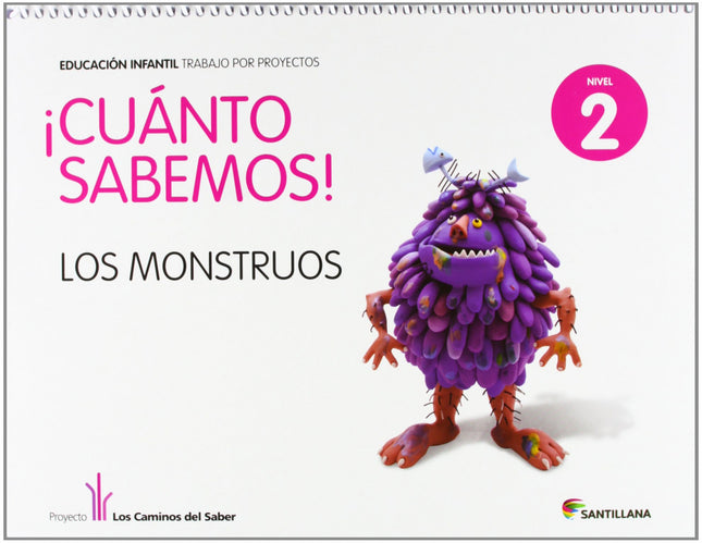 Libro Cuanto Sabemos Monstruos 4 Años Nivel 2 2013: .