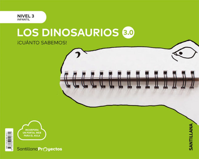 Portada del libro Nivel 3 Dinosaurios Cuanto Sabemos 3.0 Ed2019