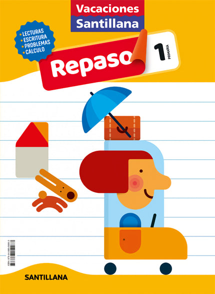 Portada del libro Vacaciones Santillana 1 Primaria Actividades De Repaso Para El Verano