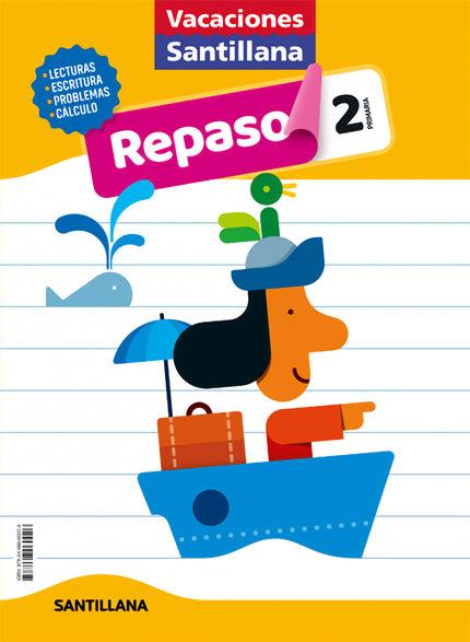 Libro Vacaciones Santillana 2 Primaria Actividades De Repaso Para El Verano: 1.1 , 01.3 ,YPZ;,4Z-ES-AB 02020030620200306