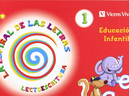 Libro (11).lectoescritura 1.(espiral De Letras) Infantil: .
