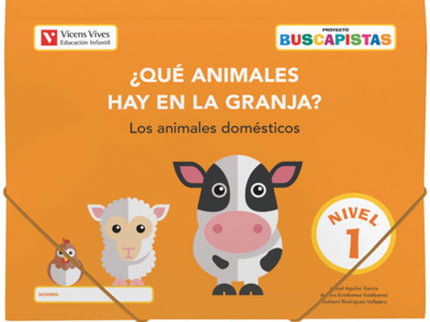 Portada del libro Buscapistas N-1¿que Animales Hay En La Granja?(p3)