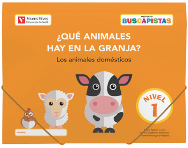 Portada del libro Buscapistas N-1¿que Animales Hay En La Granja?(p3)