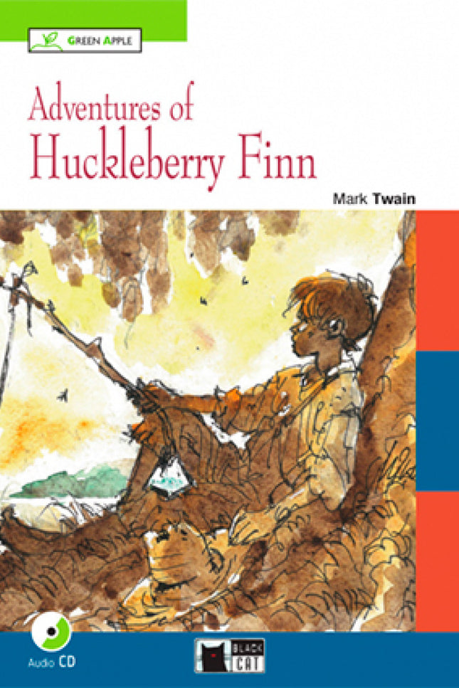 Libro Adventures Of Huckleberry Finn With Cd  A2-b1 Green Apple: .