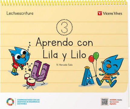 Aprendo Con Lila Y Lilo Cuaderno 3