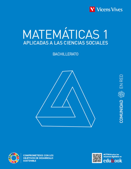  BACH1 MATEMÁTICAS APLICADAS 1 B COMUNIDAD EN RED  - Luis Pancorbo - Tapa blanda