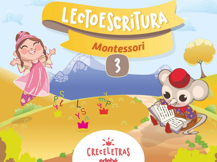 Libro Cuaderno Lectoescritura 3 Pauta Montessori: .