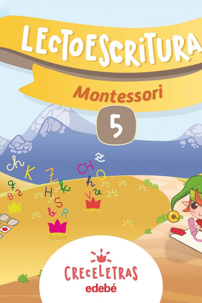 Libro Cuaderno Lectorescritura 5 Pauta Montessori: .