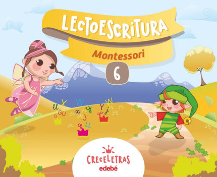 Libro Cuaderno Lectoescritura 6 Pauta Montessori: .