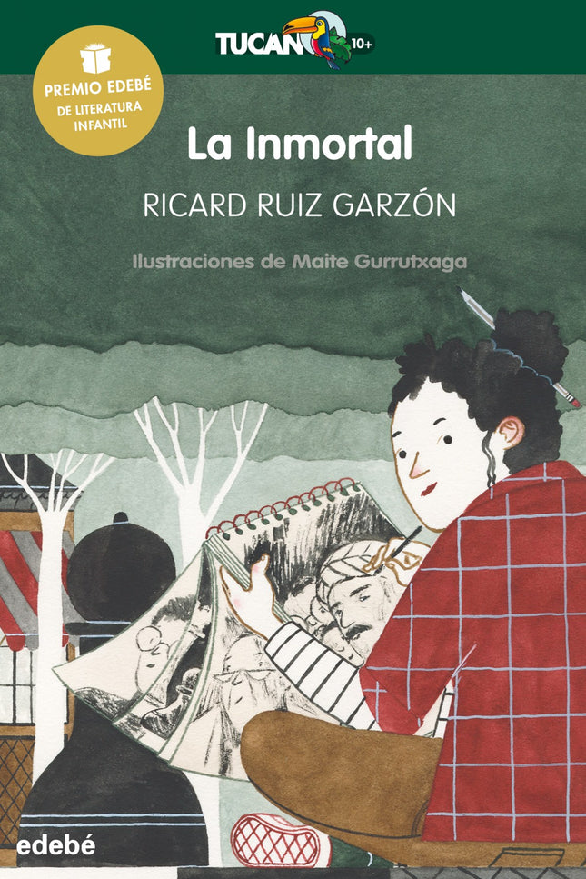 Libro La Inmortal: Judit es una niña de casi doce años que dibuja muy bien. Vive con su madre y su abuelo en Ginebra. Su