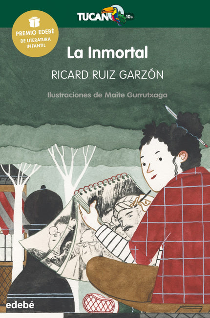 Libro La Inmortal: Judit es una niña de casi doce años que dibuja muy bien. Vive con su madre y su abuelo en Ginebra. Su