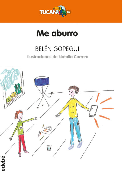 Libro Me Aburro: Iván, de diez años, y Nora, de seis, estaban discutiendo otra vez. Lea, de ocho, miraba a sus hermanos desde lo alto de la escalera.
