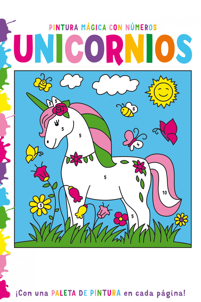 Pintura Mágica Con Números: Unicornios