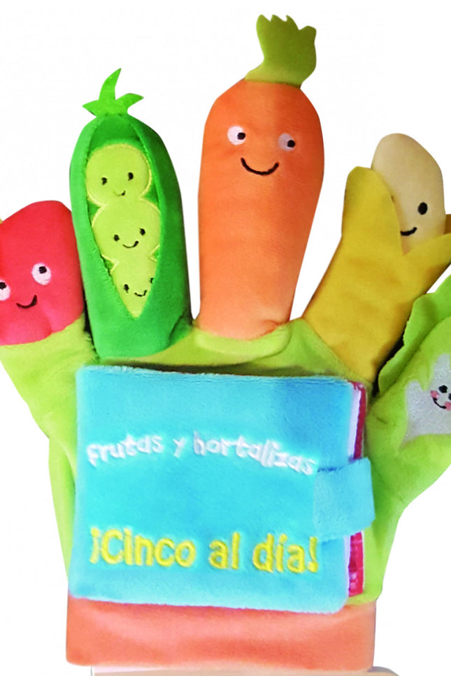Libro Guante Frutas Y Hortalizas: ¡cinco Al Día!