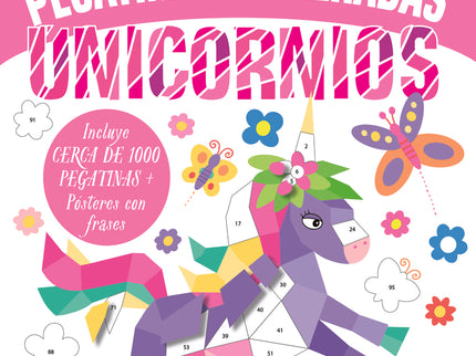 Mindfulness Con Pegatinas Numeradas: Unicornios