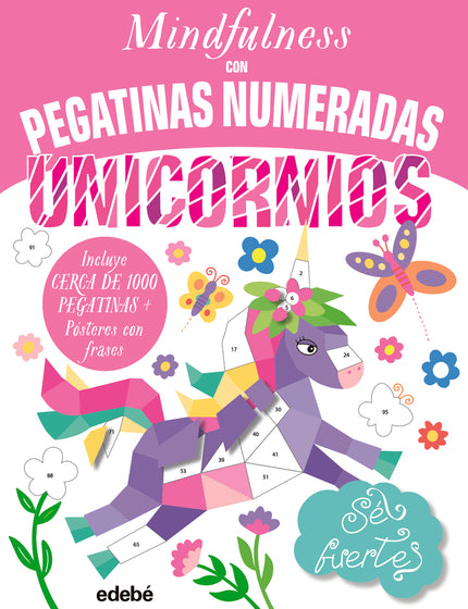 Mindfulness Con Pegatinas Numeradas: Unicornios