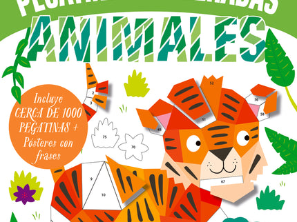 Mindfulness Con Pegatinas Numeradas: Animales