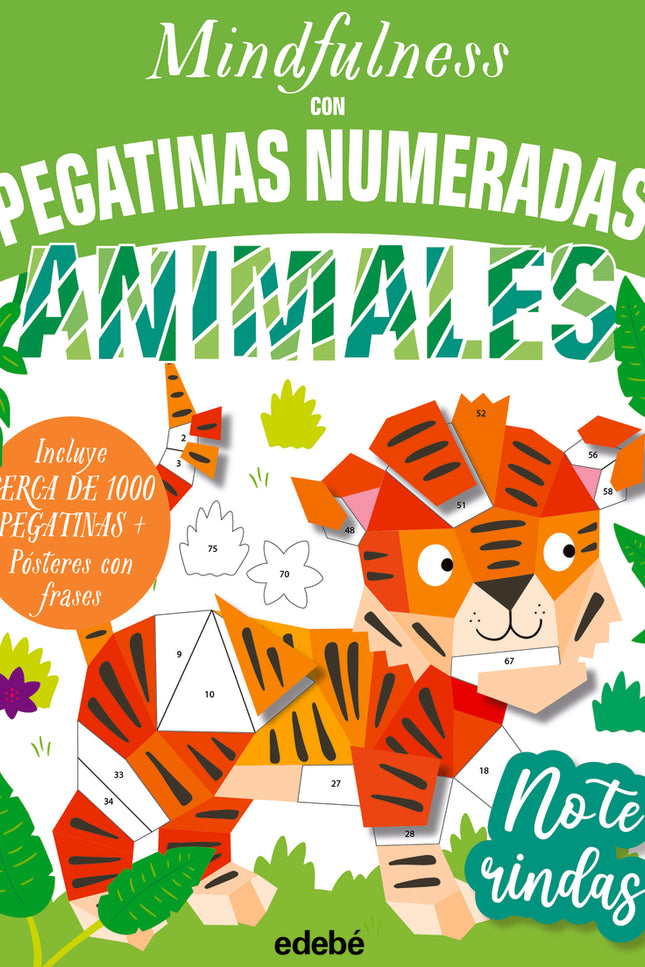 Mindfulness Con Pegatinas Numeradas: Animales