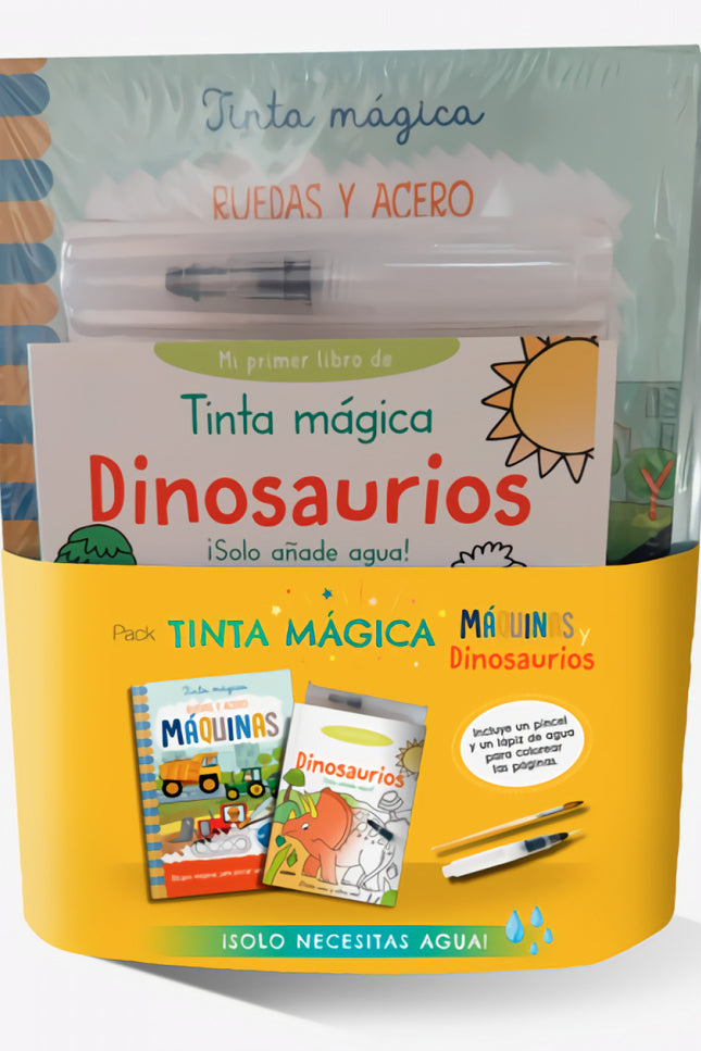 Pack Tinta Mágica: Máquinas Y Dinosaurios
