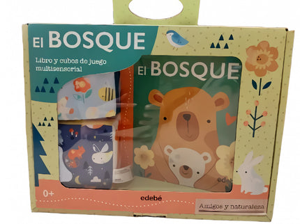 El Bosque. Libro Y Cubos De Juego Multisensorial
