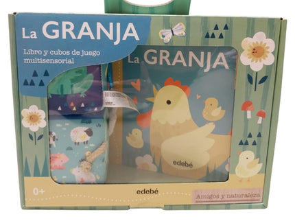 La Granja. Libro Y Cubos De Juego Multisensorial