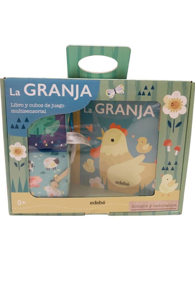 La Granja. Libro Y Cubos De Juego Multisensorial