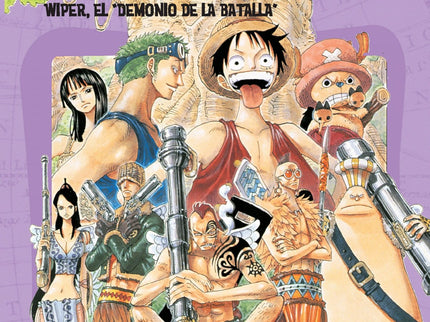 Libro One Piece Nº28: Cuando exploraban la isla del Cielo, Nami y su grupo han sido capturados. Luffy y el resto de la b