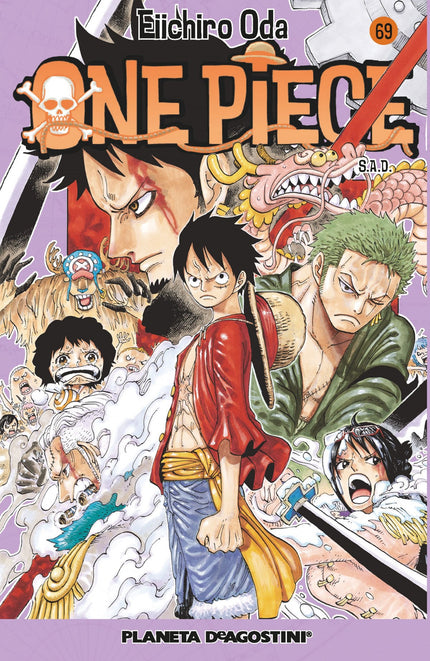 Libro One Piece: El gas venenoso Shinokuni se filtra en el laboratorio. En semejante situación de tensión máxima, Luffy 