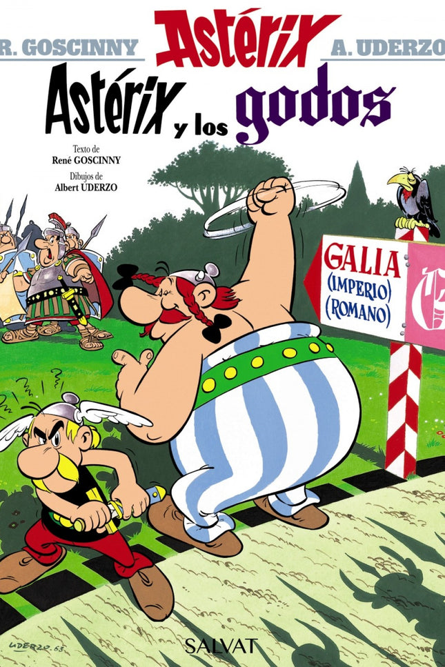 Libro Astérix Y Los Godos: En esta ocasión, nuestros héroes deben liberar al druida Panorámix (el único que conoce la re