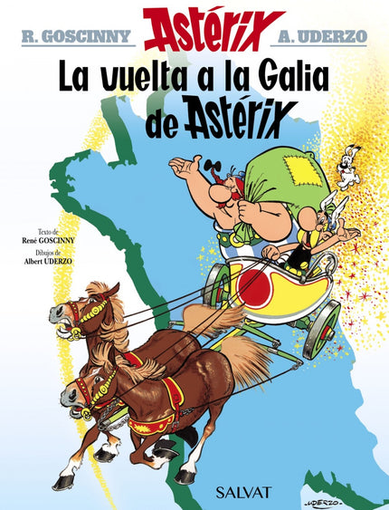 Libro La Vuelta A La Galia De Astérix: Astérix y Obélix, acorralados por los romanos junto al resto de sus vecinos, se e