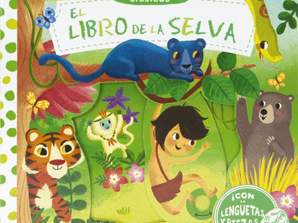Libro El Libro De La Selva: Una divertida adaptación, con lengüetas y piezas móviles, para que los más pequeños disfrute