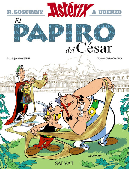 Libro El Papiro Del César: Llega el nuevo álbum de la colección clásica de Astérix con los personajes de siempre y mucho